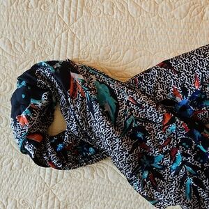 Floral Patterned Scarf